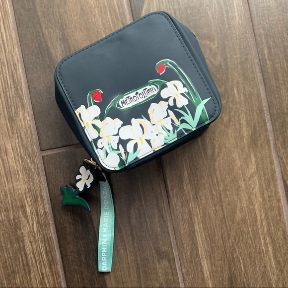 Darphin x Marie Doazan Metropolitan Cosmetic Zip Up Bag Blue - Picture 1 of 6